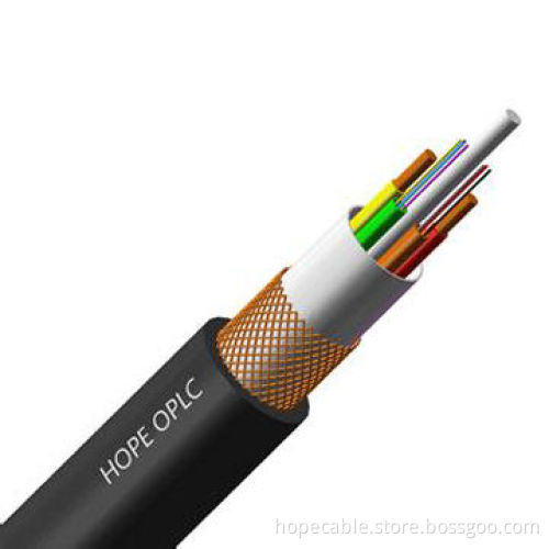 2~144 Cores Single-mode/Multiple mode G.651 G.652 G.653/4/5 OPLC Composite Fiber Optic Cable